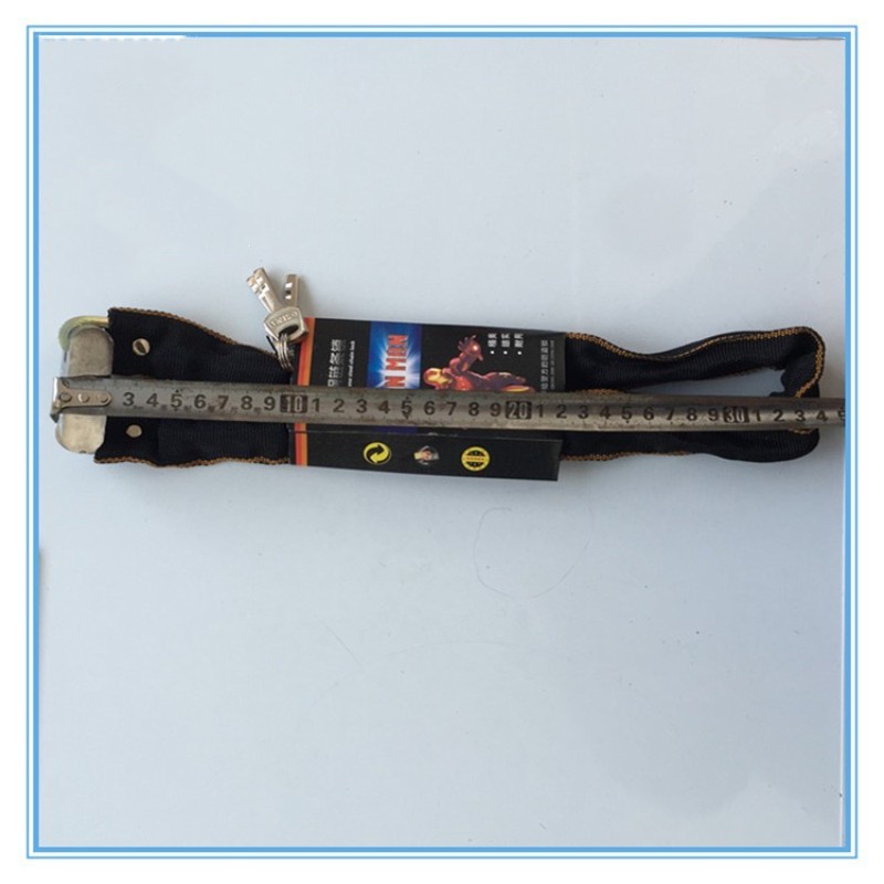 Cerradura de la bicicleta de montaña cerradura de alambre de Cabeza Cuadrada robar cerradura de la cadena de la motocicleta eléctrica
