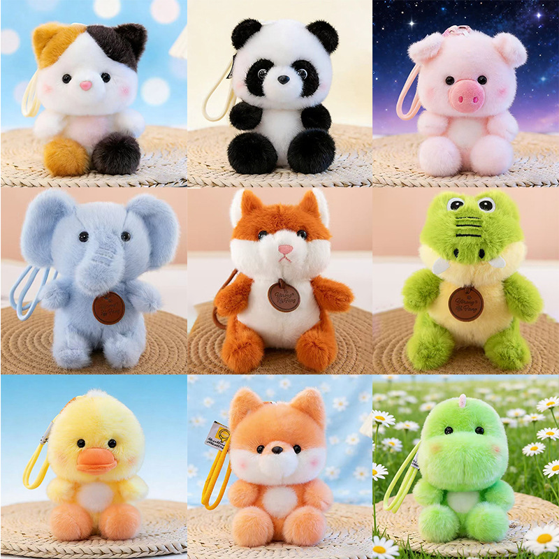 Cute Dinosaur Plush Pendant with Fragrance, Desktop Companion Series, Elephant, Panda, Fox Pendant Cute Dinosaur Plush Pendant with Fragrance, Desktop Companion Series, Elephant, Panda, Fox Pendant