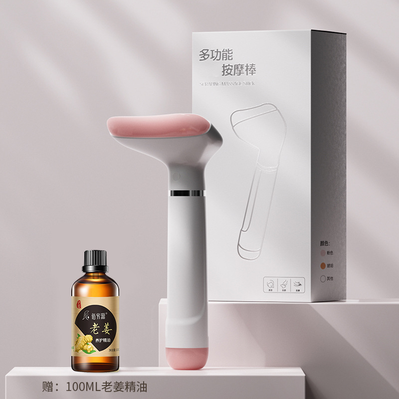 Tabla de masaje facial reafirmante y lifting, instrumento de belleza, masaje manual de meridianos, masaje corporal completo de espalda, piernas y cuello, palo de raspado y relajación muscular