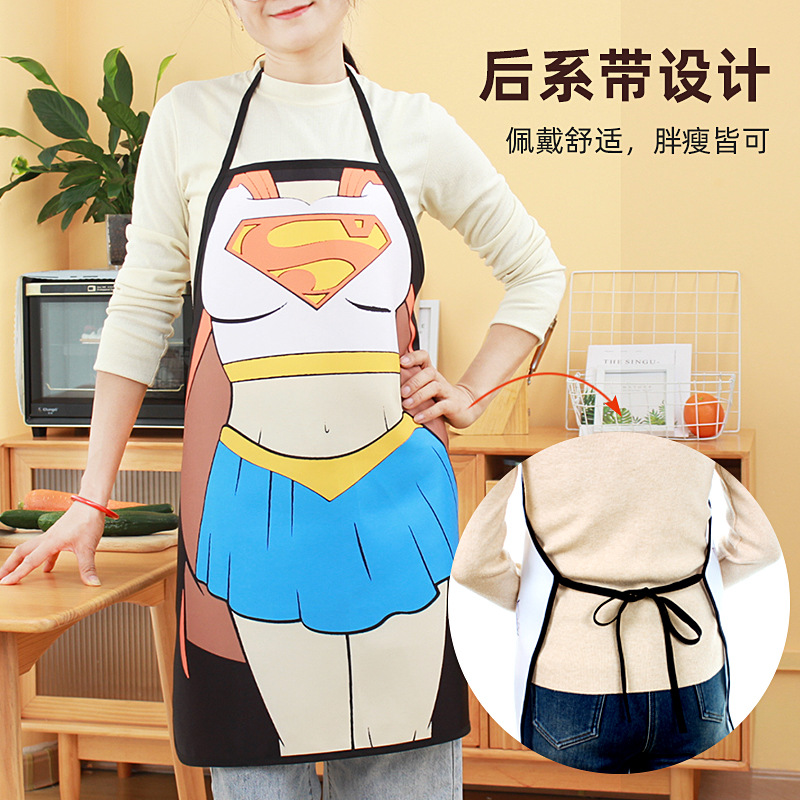 Delantal creativo personalidad divertida Reunión Anual fiesta spoof props olla caliente restaurante invitado delantal fabricante en stock suministro