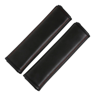 Car Seat Belt Shoulder Pad Seat belt shoulder pad - double-line-shoulder-pads-blank-without-label
