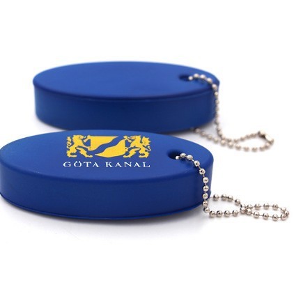 カスタマイズされた楕円形の PU キーホルダー キーホルダー フローティング キーホルダー カスタム ロゴを投稿するようこそ|undefined