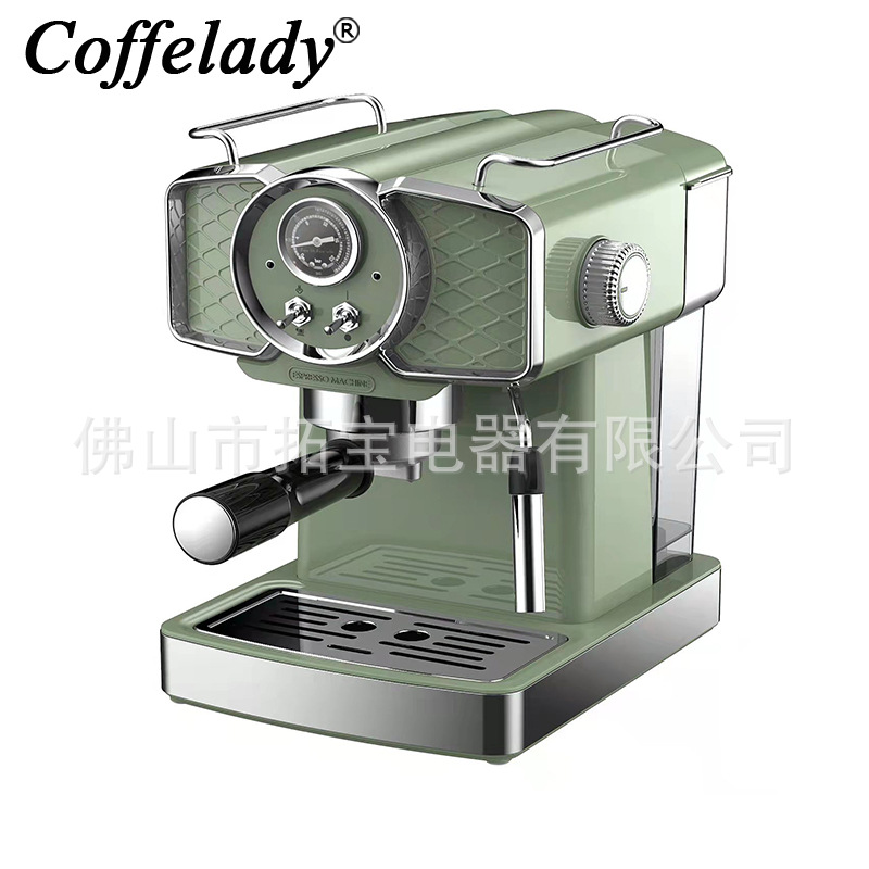 EM3203 20bar bomba semiautomática máquina de café italiana antiguo máquina de café espresso de presión doméstica