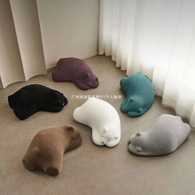 趴趴熊沙发客厅卧室动物座椅设计师款网红北极熊懒人沙发单人沙发