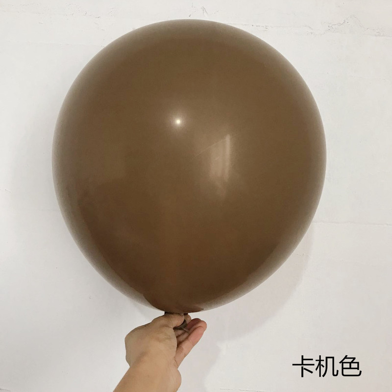 18インチ二重マカロン色円形ラテックス風船小清新ins風店誕生日パーティー汽球チェーン装飾|undefined