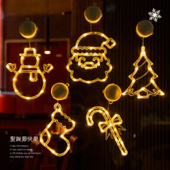 クリスマス雰囲気装飾ライト LED ライトクリスマス吸盤ライトウィンドウライトウィンドウシーンアレンジメント暖かい