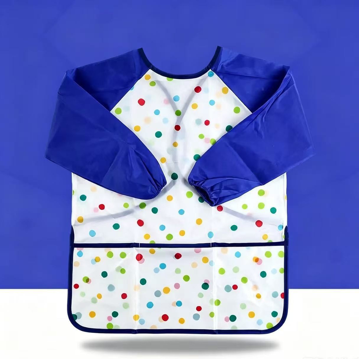 Delantal Impermeable de Manga Larga para Pintura Infantil de Tela Antiincrustante para Jardín de Infantes image 14
