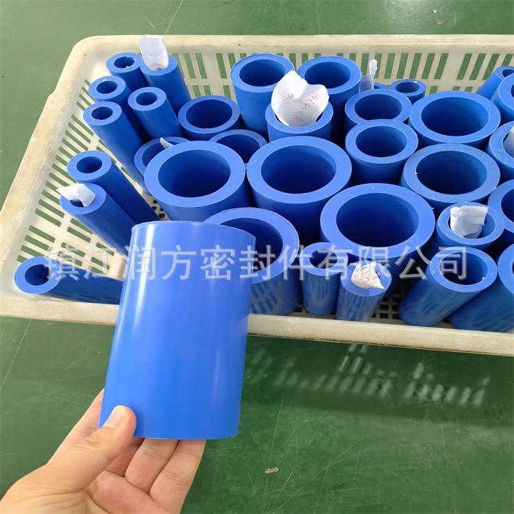 供应蓝色聚四氟乙烯模压管，PTFE蓝色四氟管材