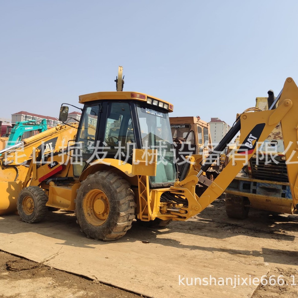二手卡特416E两头忙 卡特416E挖掘装载机
