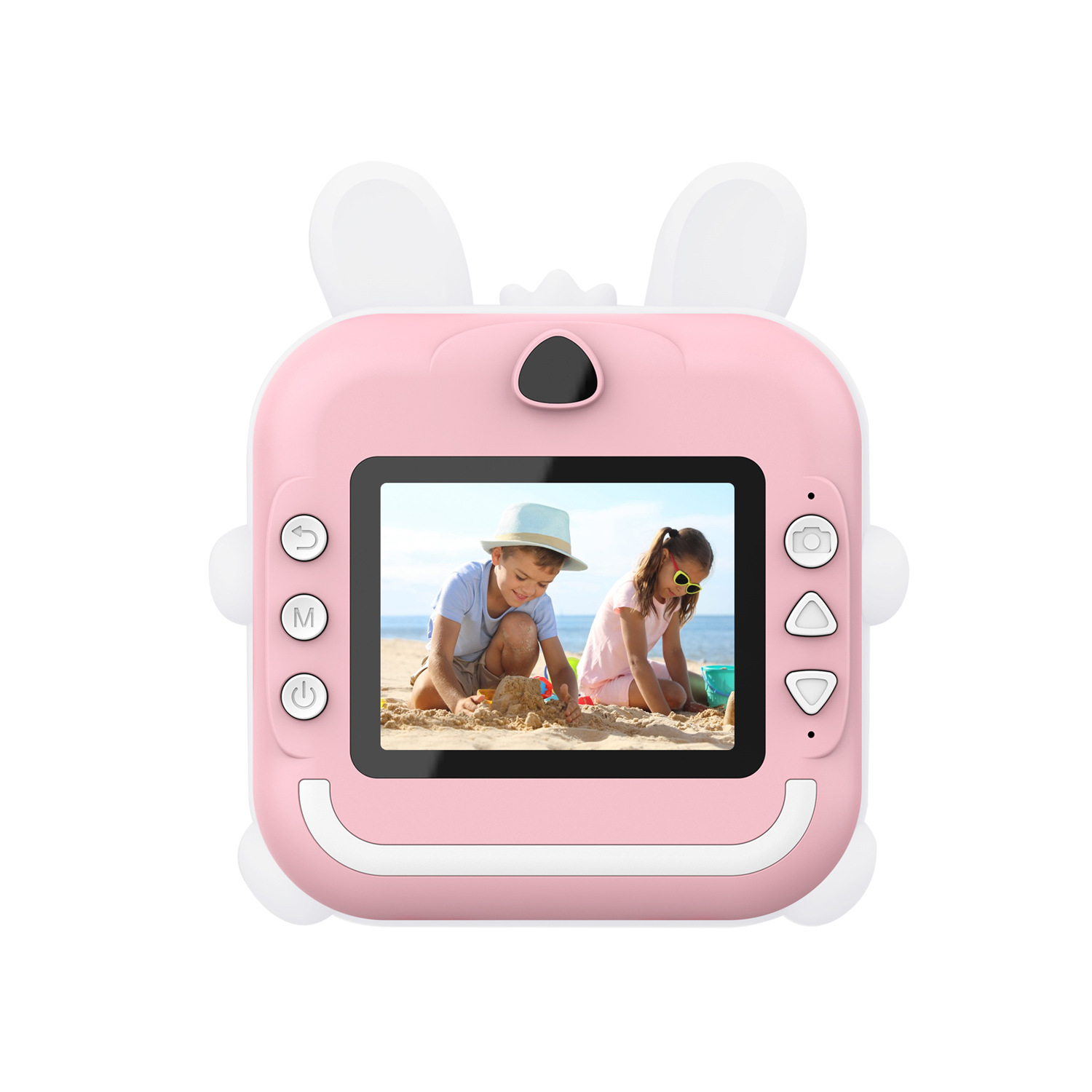Nuevo producto transfronterizo Q5 Cartoon Rabbit Camera Polaroid Cute Kids Toy Photo Photo Camera