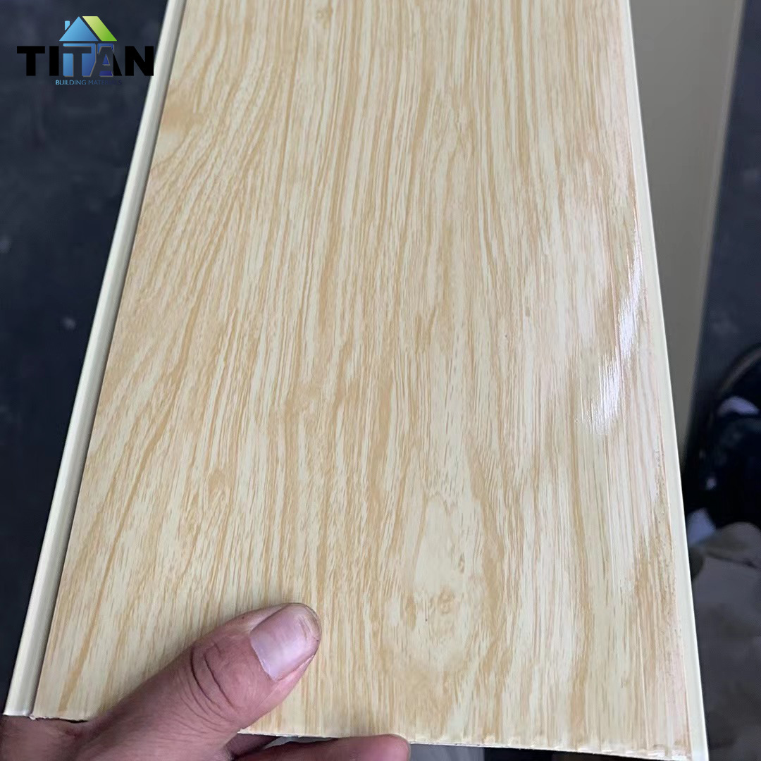 Refuerzo de pvc tira larga de plástico techo de techo de goma cocido techo sala de estar dormitorio baño material de decoración 30cm