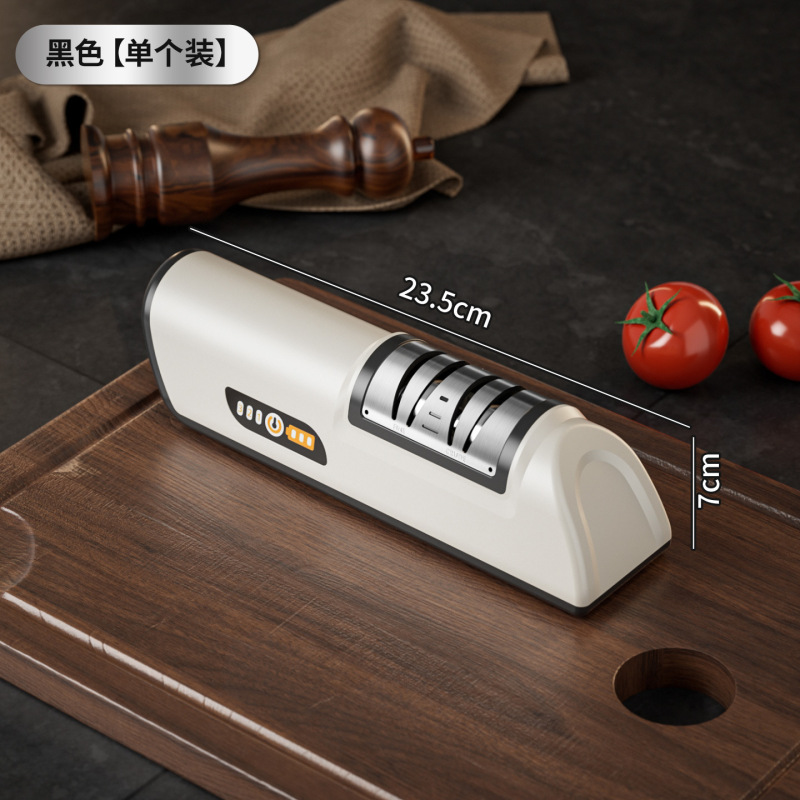 电动磨刀器家用便捷电池款磨刀石工具全自动多功能菜刀剪刀磨刀棒|undefined