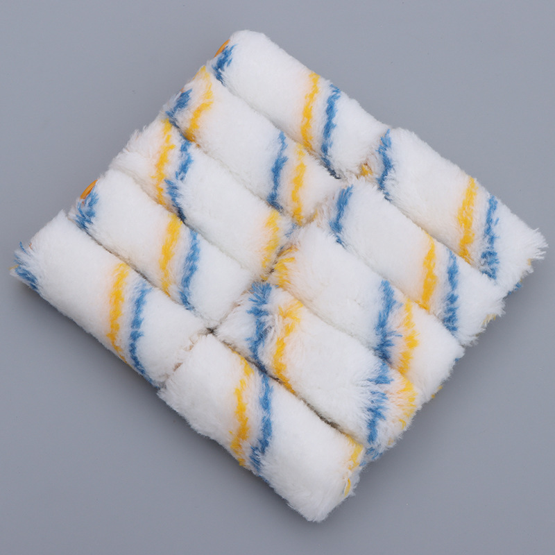 Cepillo de rodillo de lana fina cepillo de rodillo de pintura de látex cepillo de rodillo de pintura cepillo de rodillo de pulgar 4 pulgadas 6 pulgadas 9 pulgadas cepillo de rodillo de hilo de algodón