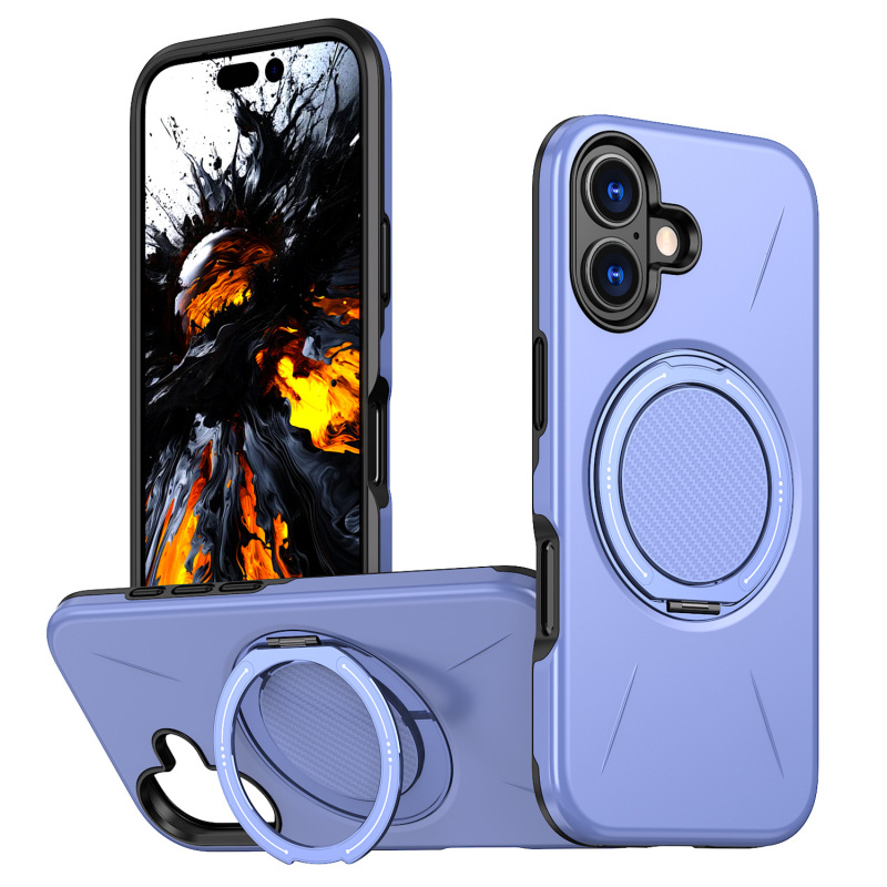 亚马逊适用iPhone17磁吸手机壳旋转齿轮阻尼防摔支架苹果16保护壳|undefined