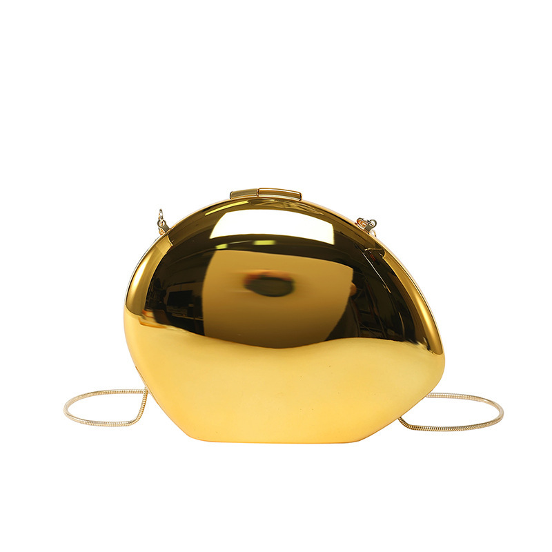 Cross-Border Dinner Bag Clutch Bag Mirror Acrylic Box Bag African Goose Egg-Shaped Fashion Shoulder Crossbody Bag for Women Cross-Border Dinner Bag Clutch Bag Mirror Acrylic Box Bag African Goose Egg-Shaped Fashion Shoulder Crossbody Bag for Women