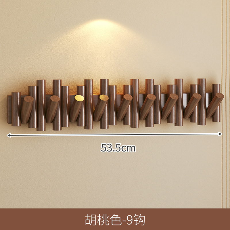 Gancho de ropa de madera sólida puerta colgante de ropa colgante de puerta de entrada puerta de entrada llave de pared gancho de ropa gancho de pared piano