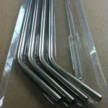 不锈钢吸管 304折弯压槽不锈钢吸管 车螺纹不锈钢吸管 215M