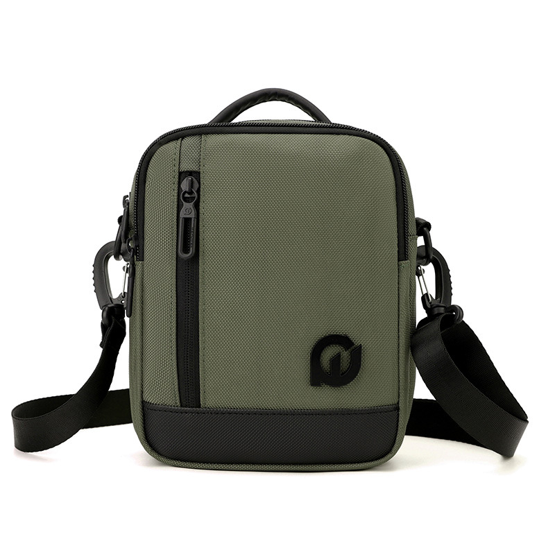 WEPOWER Bolso de hombro para hombre nuevo Bolso de bolsillo portátil casual de moda Bolso para hombre al aire libre de gran capacidad