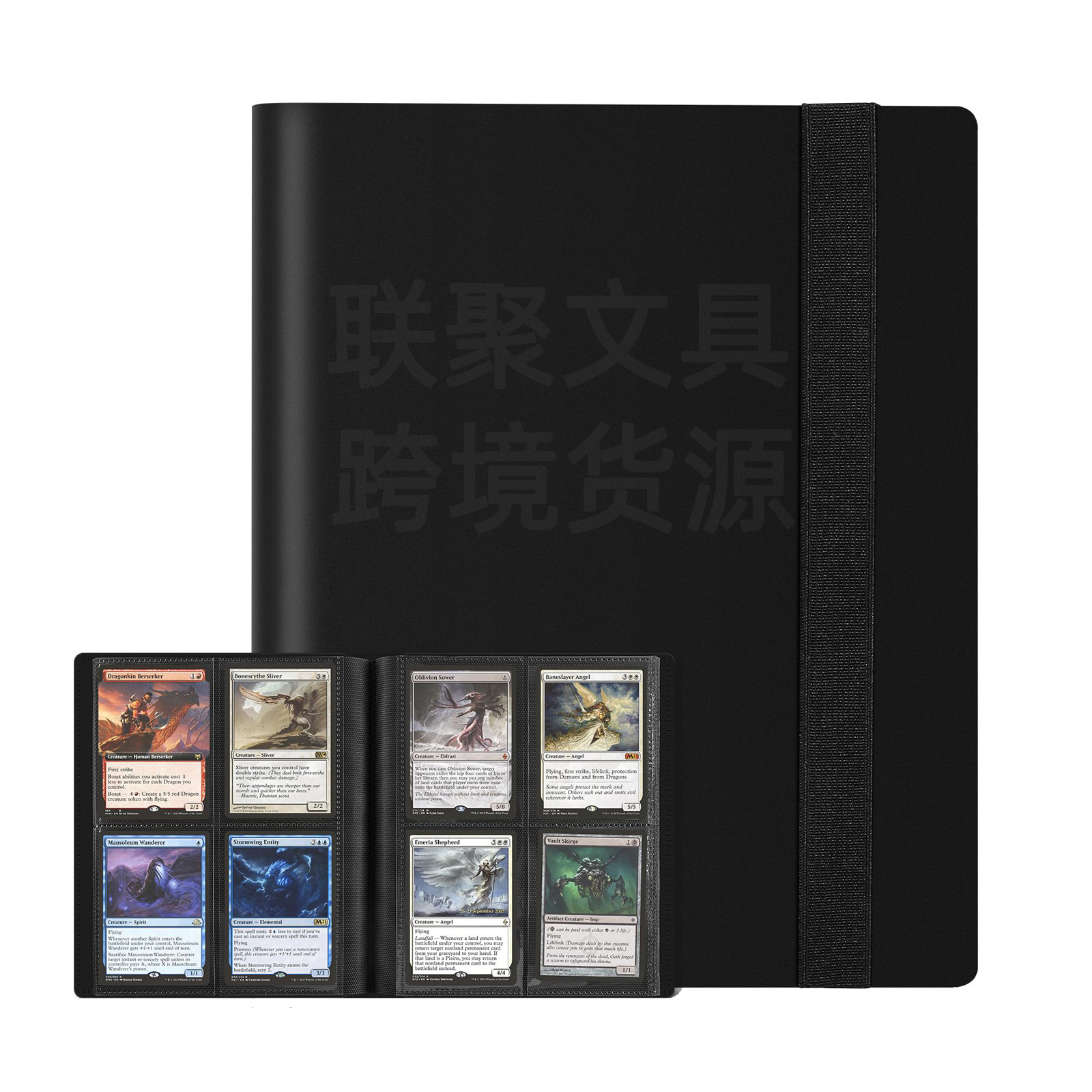 Vendaje negro 9-grid Card Book anime game Card Collection Book Star Game King Card Collection 360 Card book