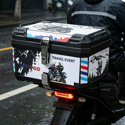 capacity battery delivery trunk | Motorcycle trunk