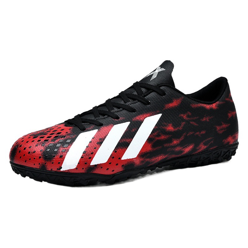 Binbinniao zapatos de fútbol transfronterizos para hombres y mujeres uñas largas rotas para jóvenes antideslizantes resistentes al desgaste de Alta Parte superior baja zapatos de entrenamiento de fútbol