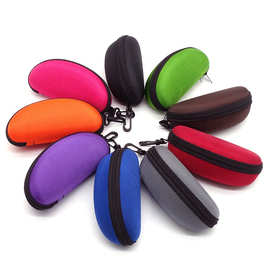 大容量男便携抗压挂包太阳运动收纳墨镜时尚eva拉链包装黑眼镜盒