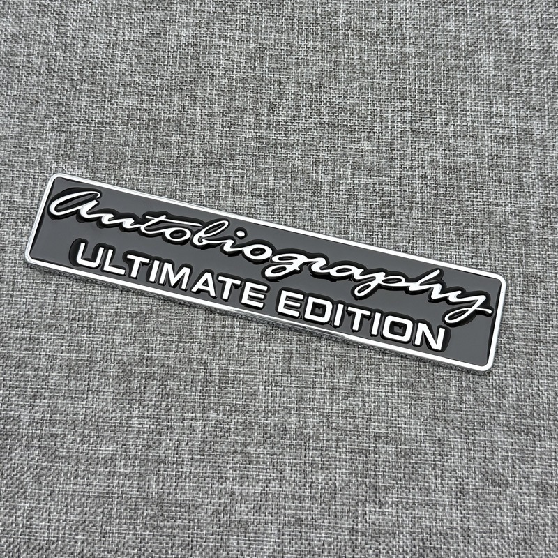 Suitable for Land Rover Range Rover Modification, British Queen Signature Logo Genesis Edition Limited Edition Car Emblem Commemorative Rear Emblem Car Sticker