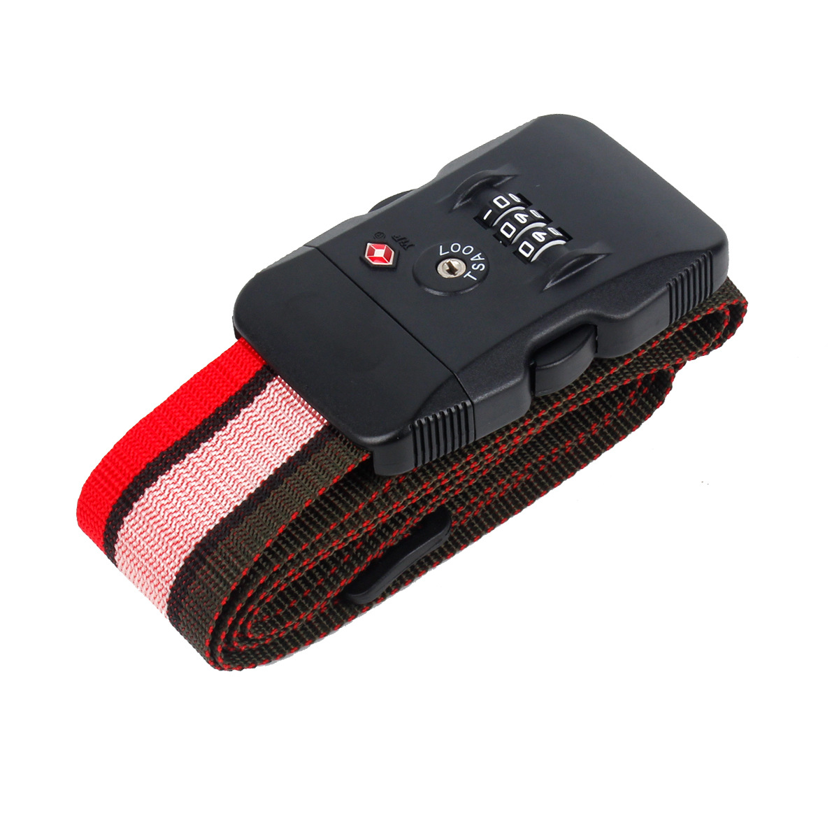 Luggage straps with one-word password packing with customs lock luggage with tsa safety reinforcement with check-in explosion-proof belt 4