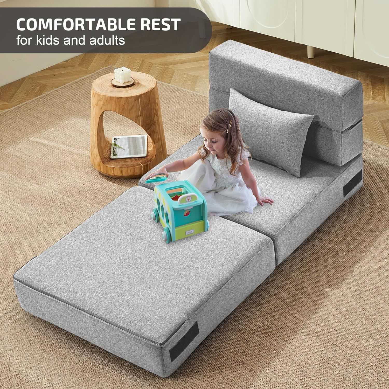 Sofá transfronterizo sofá cama plegable sofá 4 en 1 sala de estar sofá individual compresión de vacío
