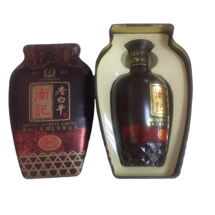 异形白酒包装盒坛形酒盒包装马口铁酒盒批发