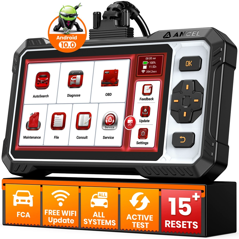 ANCEL FX6100 автомобильный ЭБУ полная диагностика системы 15 специальных функций обслуживания детектор OBDII