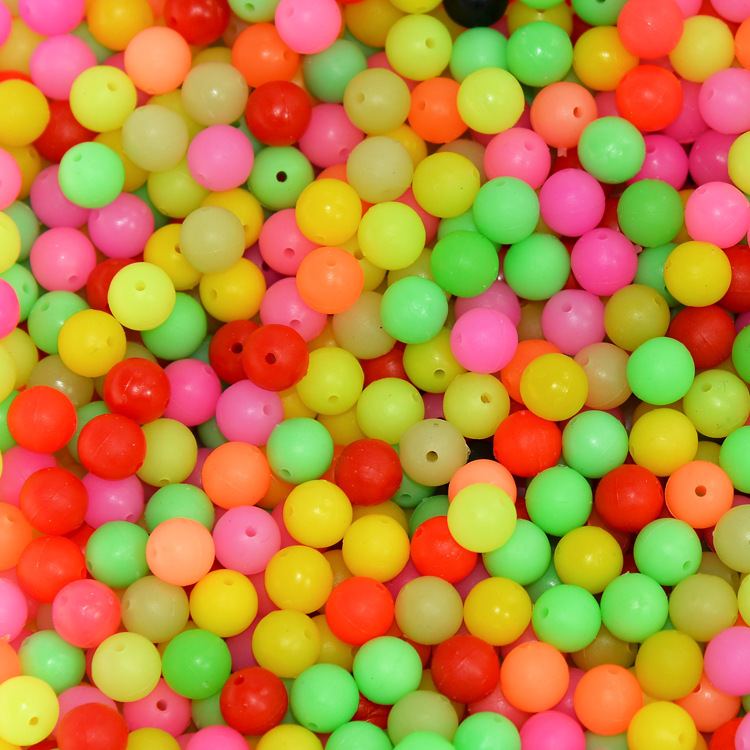 1000-Piece Pack of Round Fishing Colorful Anti-Collision Beads, Fishing Gear Accessories, Lure Stopper Beads, Plastic Beads 1000-Piece Pack of Round Fishing Colorful Anti-Collision Beads, Fishing Gear Accessories, Lure Stopper Beads, Plastic Beads
