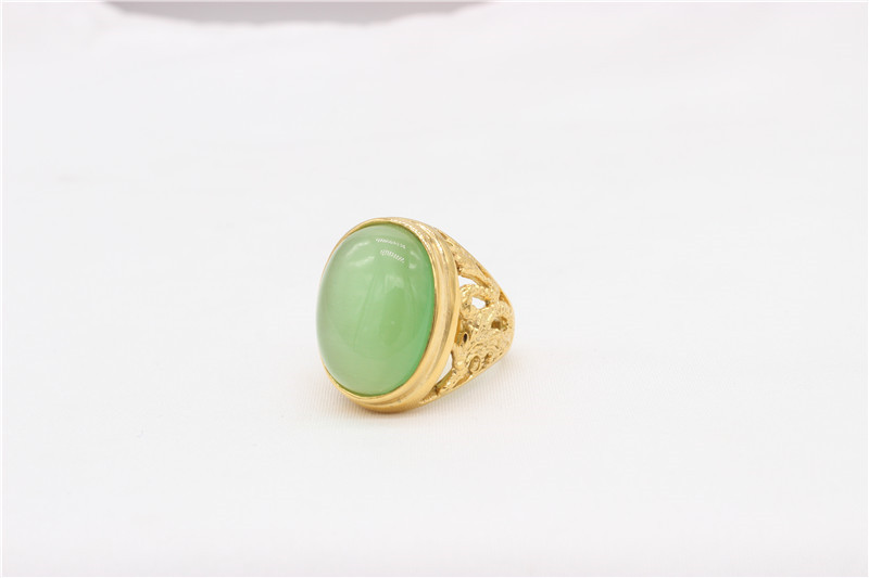 23g Weight Natural Stone Inlay Material Rings Classification 1 Piece Quantity Street Occasion Titanium Steel Material Color Block Pattern Men's Gender Inlay Design Retro Style Retro Color Block Titanium Steel Inlay Natural Stone Men's Rings 8