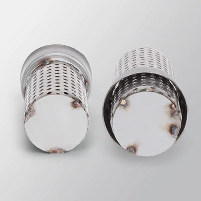 universal O-shaped mesh muffler | Motorcycle exhaust pipe