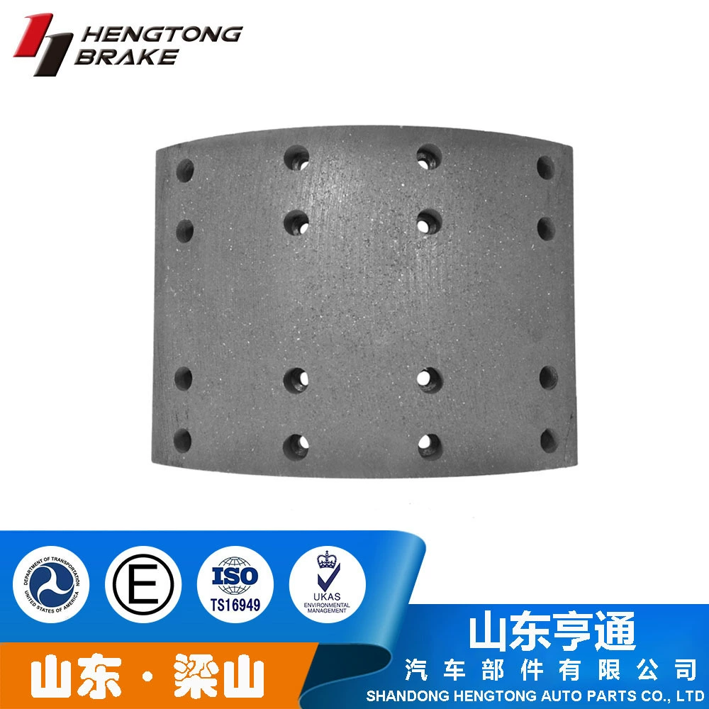19931 Цзинань Тормозные колодки Производитель тяжелых грузовиков Специальные барабанные тормозные колодки