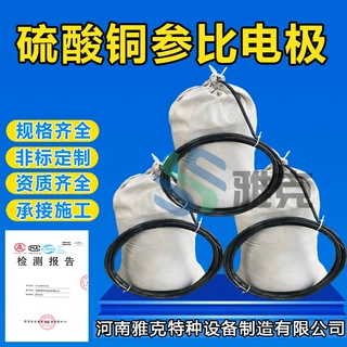 硫酸铜参比电极 埋地硫酸铜参比电极 埋地型长校参比电极带填料包