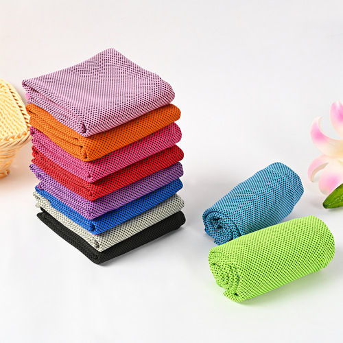 Summer Double Layer Cooling Towel Sports Hiking Cold Sensation Cooling Towel Manufacturer Wholesale Custom Logo Printing