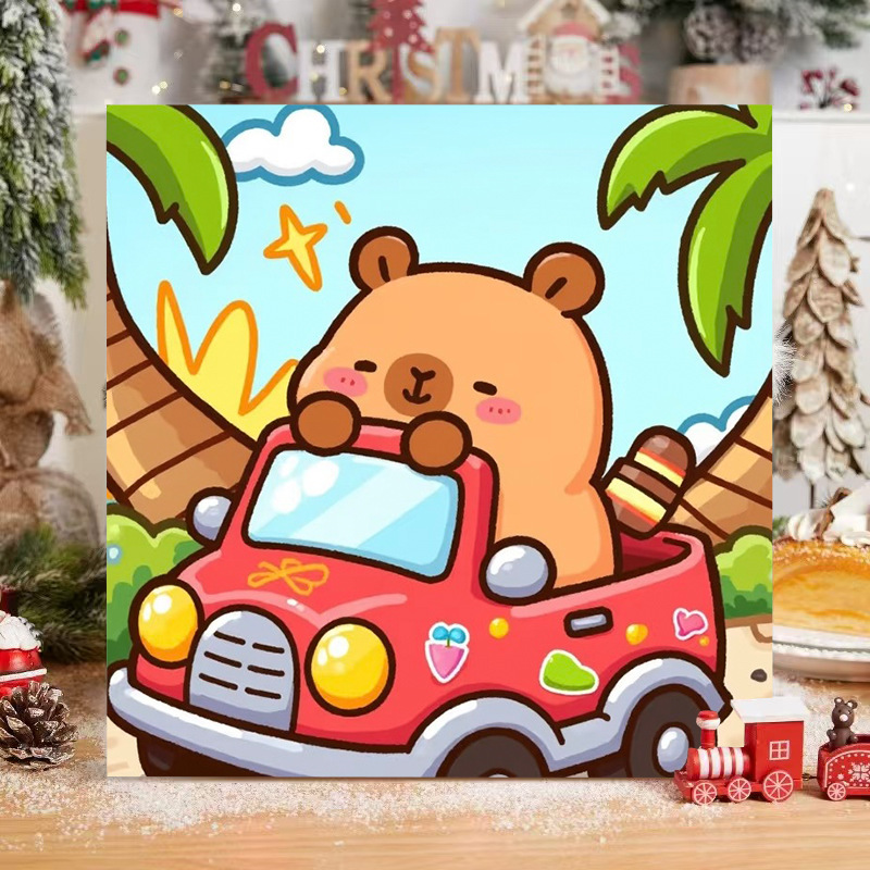 DR167 / Задняя панель 20*20 см + экологически чистая краска + кисть