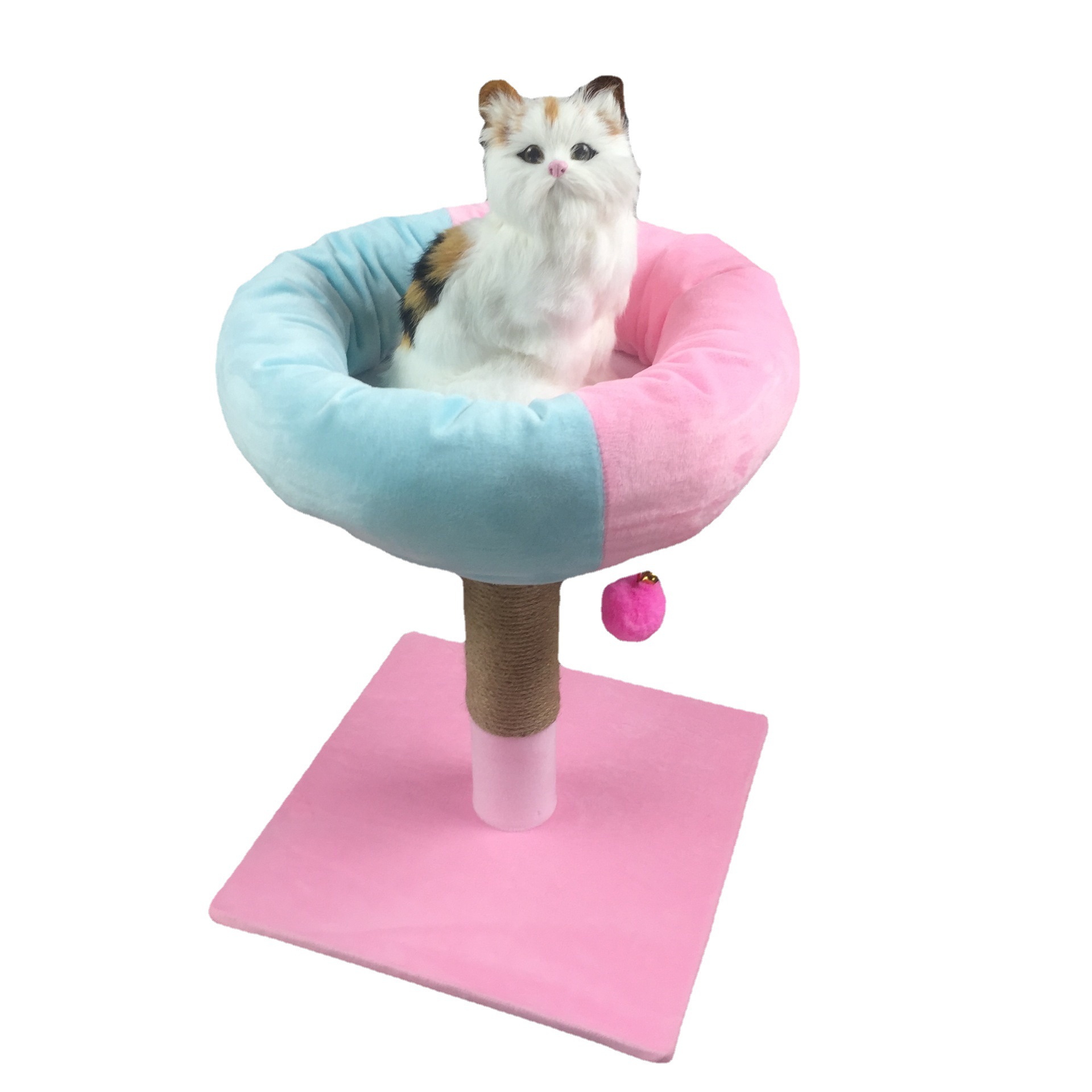 跨境专供宠物窝猫爬架猫玩具猫抓柱猫抓板猫窝屋棉窝猫树