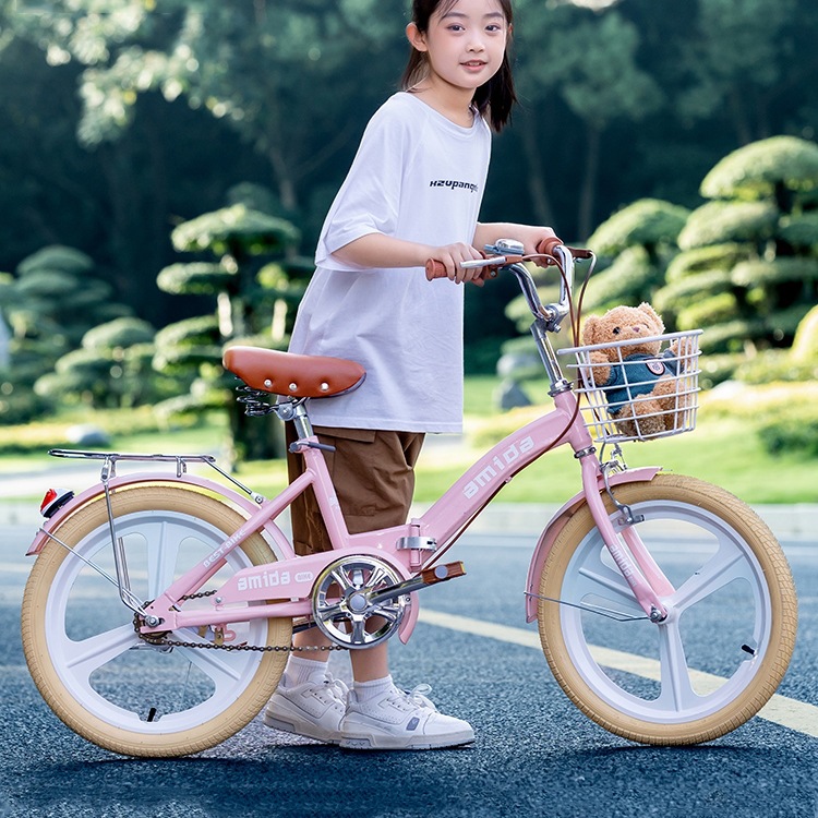 German Foldableable Kidsren's Bicycle 6-8-15 Years Old Student Bicycle 16-Inch 18inch 22inch Boys and Girls Bicycle