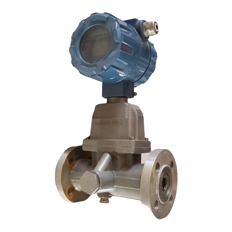 Smart Spiral Vortex Flow Meter Aluminum Stainless Steel LUX Natural Gas Hydrogen Oxygen Meter