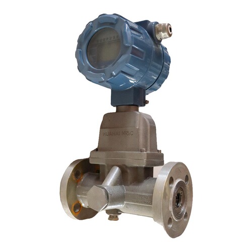 Smart Spiral Vortex Flow Meter Aluminum Stainless Steel LUX Natural Gas Hydrogen Oxygen Meter