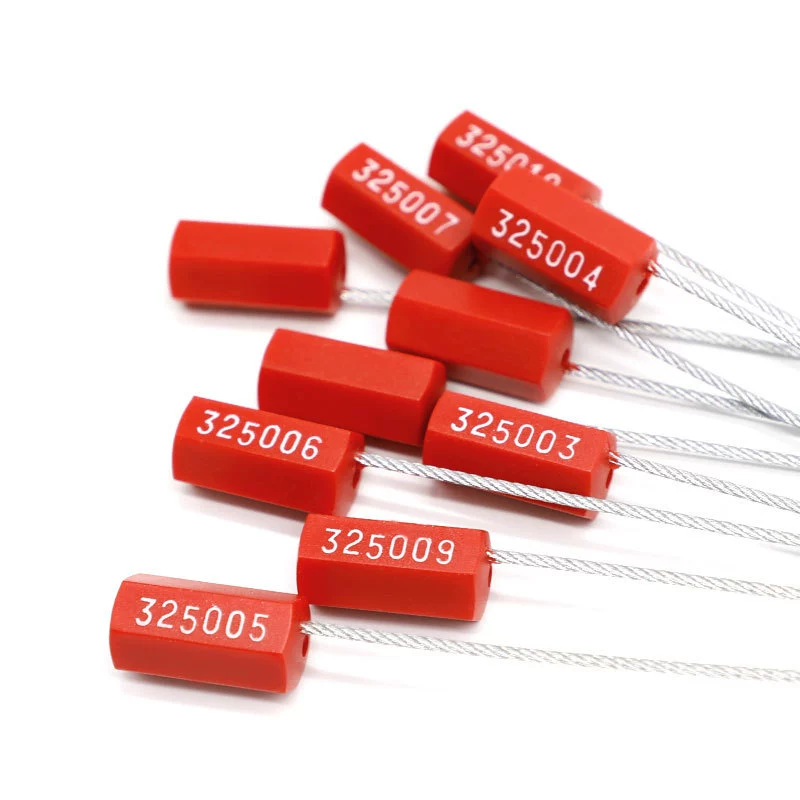 Одноразовые стальные проволоковые уплотнения Логистика грузового уплотнения автоцистерны автоцистерны замки электросчетчики свинцовые уплотнения производители блокируют код пряжки