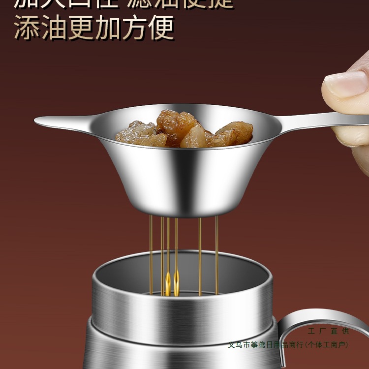 Cocina doméstica 316 acero inoxidable grueso botella de aceite 304 tanque de aceite botella de aceite buque insignia sin colgar aceite