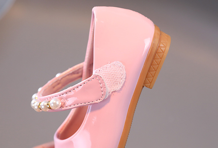 Girls' black women's treasures, spring and autumn babies, soft soled children's princess shoes, single shoes_voghion.com