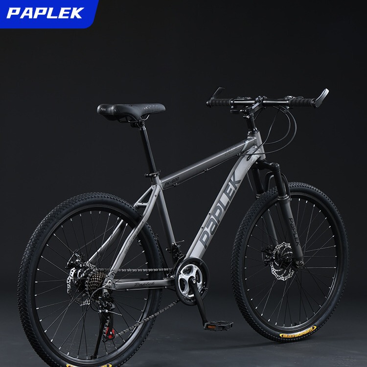 Ultra-Light Bicycle Aluminum Alloy Mountain Bike Variable Speed Beach Off-Road Double Disc Brake Outdoor Sports Cycling Road Bicycle