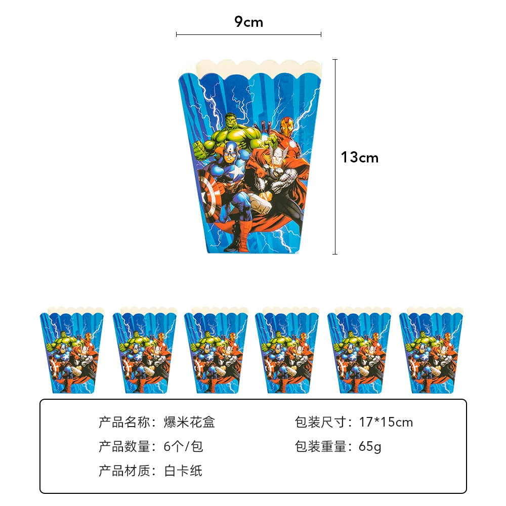 The Avengers, children's triangular set, mask, tableware, Birthday gift