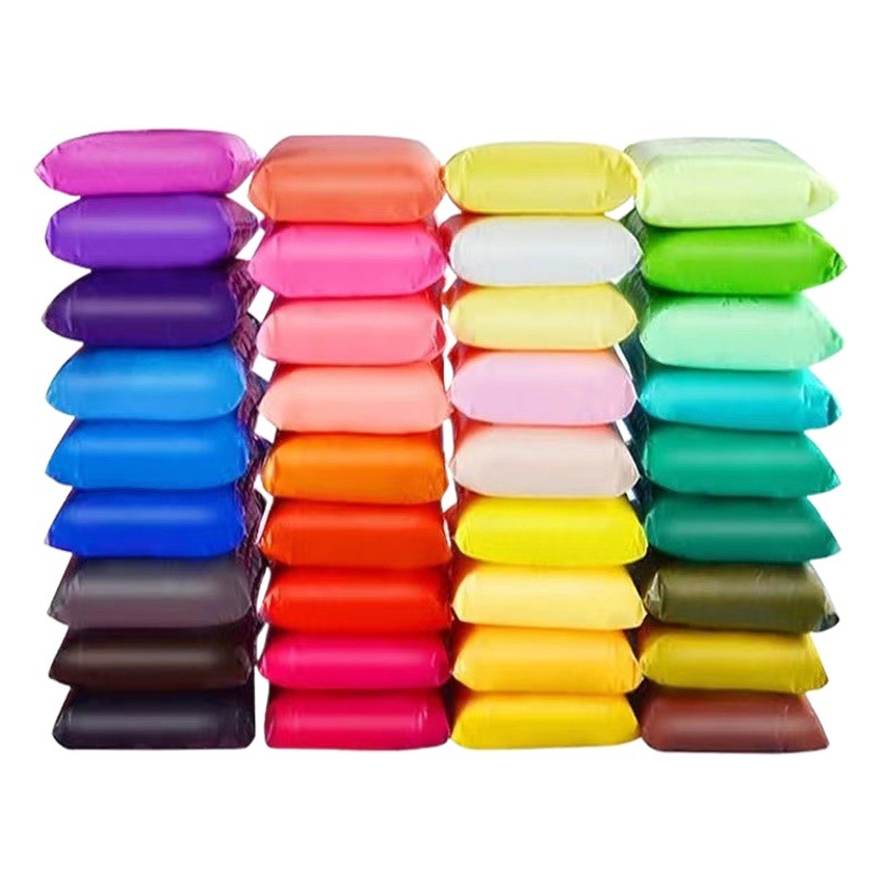 Arcilla ultraligera al por mayor, arcilla de colores para niños, juguetes de bricolaje hechos a mano, juego de plastilina, herramientas para arcilla espacial, moldes para arcilla