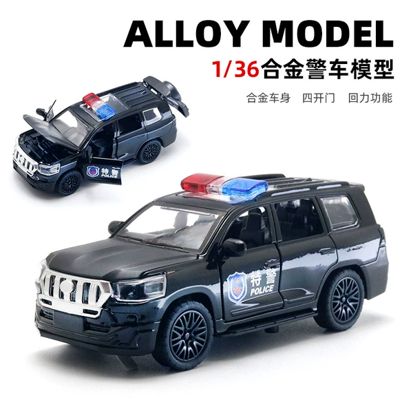 Window box-sound and light version of police car black