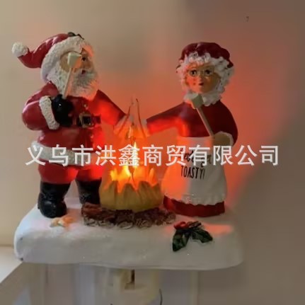 산타클로스 야간 조명